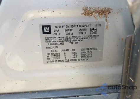 2019 Buick Encore Fwd Preferred из США, поврежденный, VIN KL4CJASB8KB736832